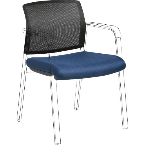 Lorell Stackable Chair Mesh Back/Fabric Seat Kit (30945) - Mycitystee