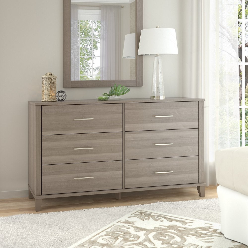 Transitional Grain-textured Grey Dresser - - 20133403 - Mycitystee