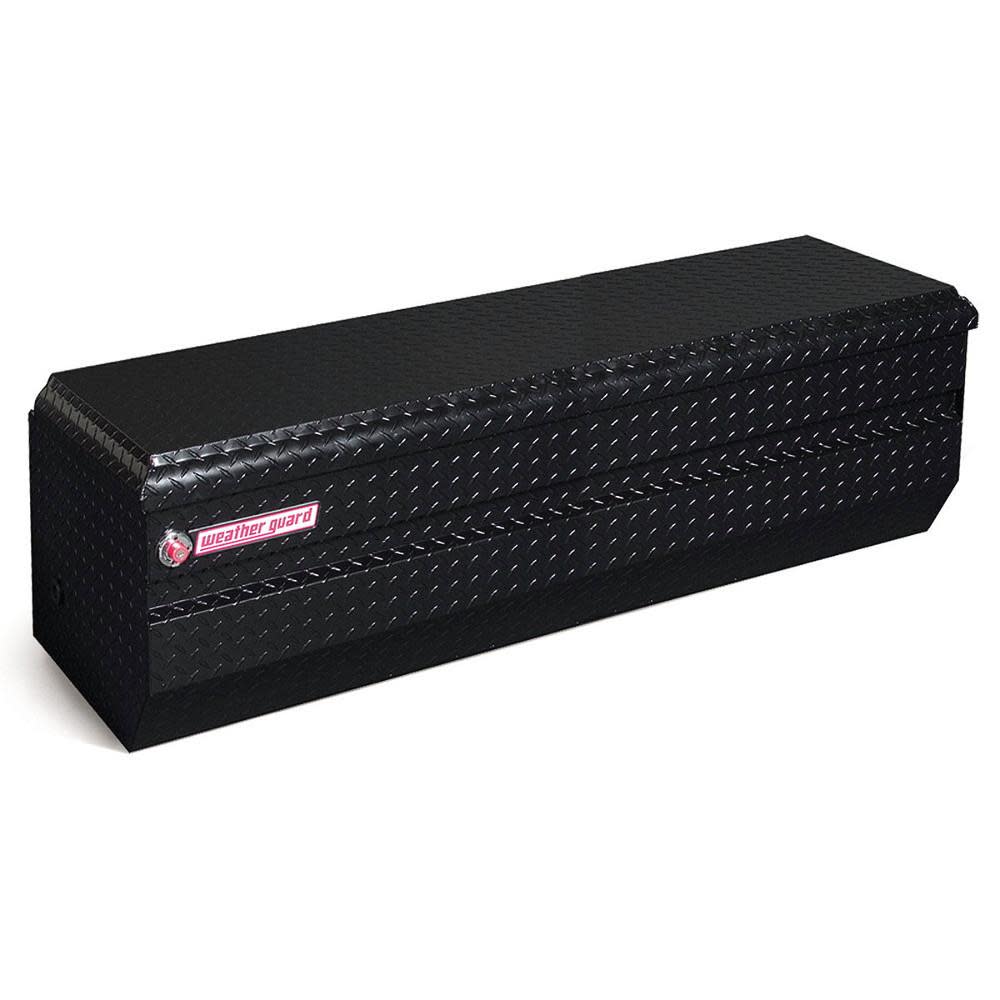 55-in x 20-in x 19.25-in Black Aluminum Universal Truck Tool Box - Mycitystee