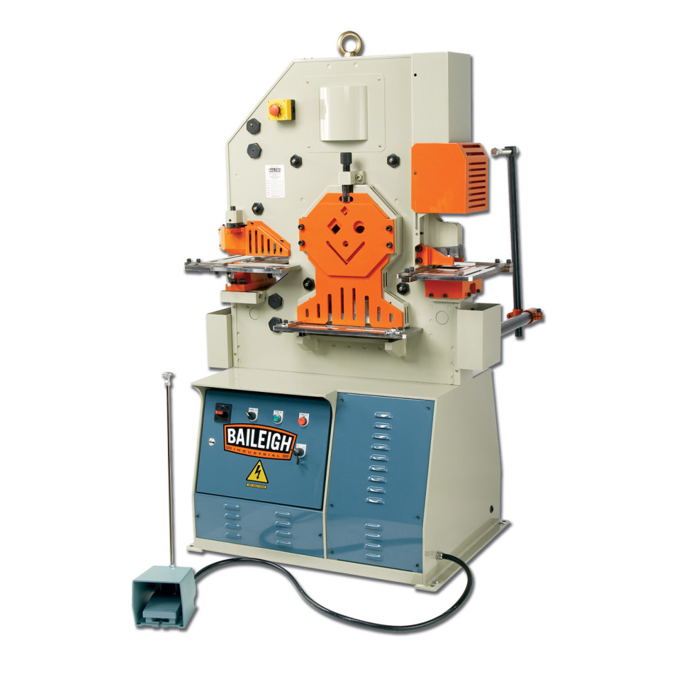 Baileigh SW-623 Ironworker Machine 62 Ton 5 Stations Hydraulic - Mycitystee