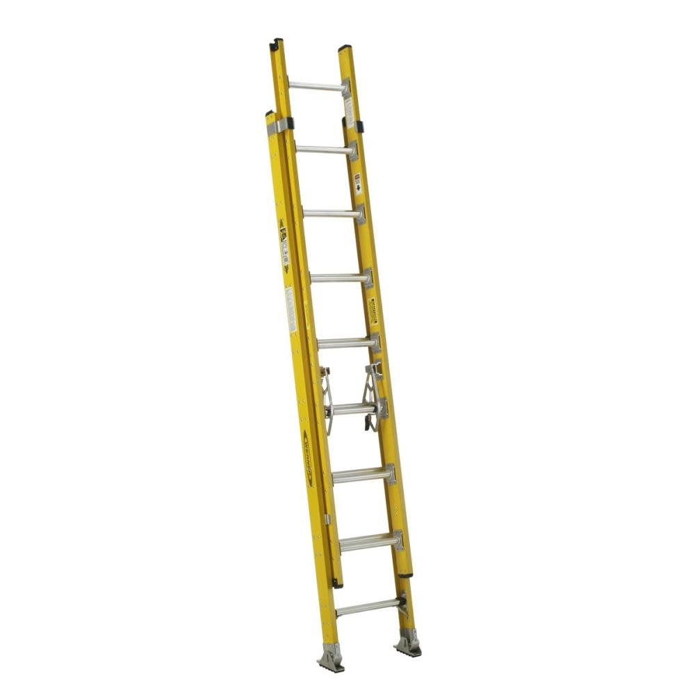 16 Ft. Type IAA Fiberglass Round Rung Extension Ladder - Mycitystee