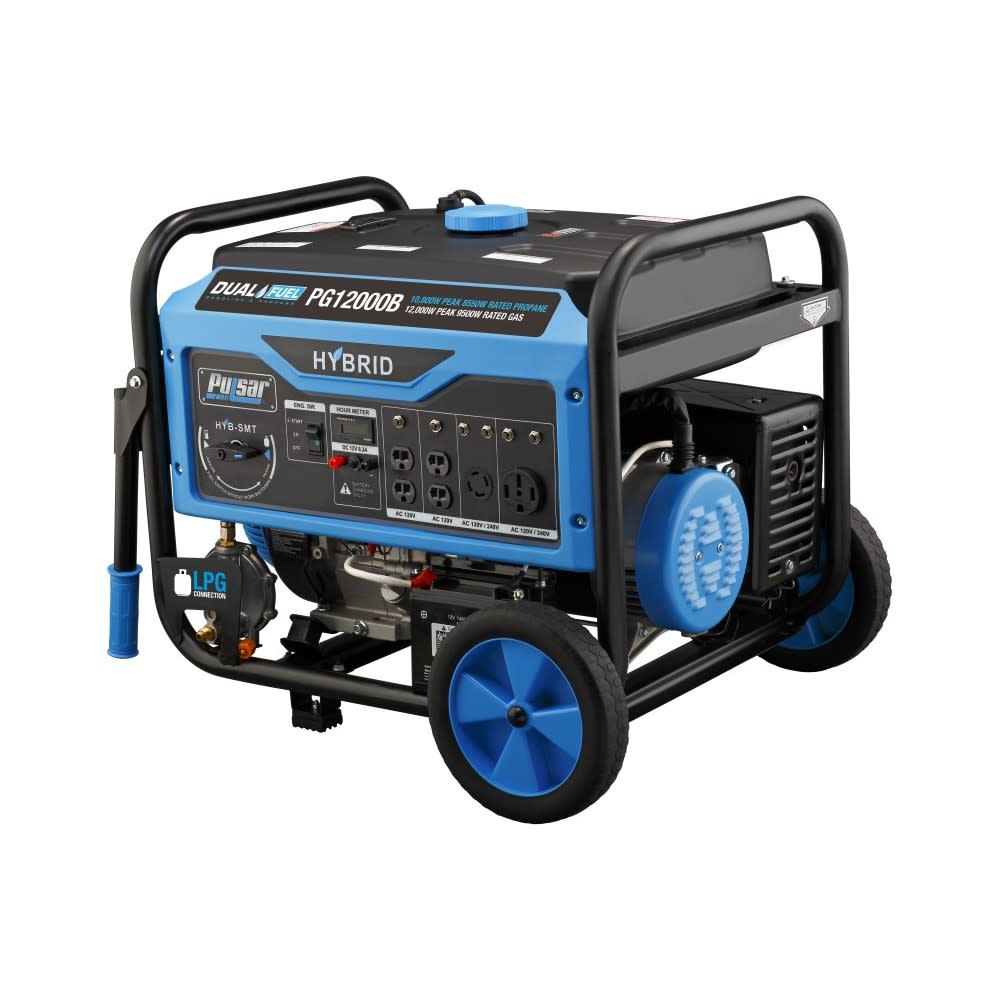 Pulsar Generator 120/240V 457cc 4 Stroke Dual Fuel Portable - Mycitystee
