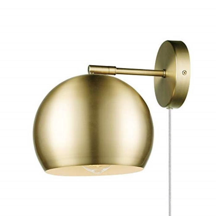 1 light matte brass wall sconce - Mycitystee