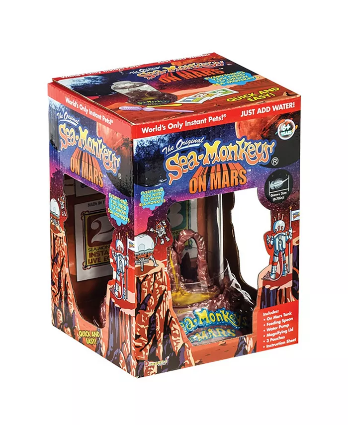 Sea Monkey's The Original Sea-Monkeys On Mars Kit - Everything You Need to Hatch Sea Monkeys - Mycitystee