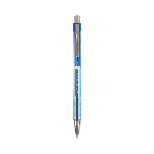 Pilot Better Retractable Ballpoint Pen， Fine 0.7mm， Blue Ink， Translucent Blue Barrel， Dozen (30001) - Mycitystee