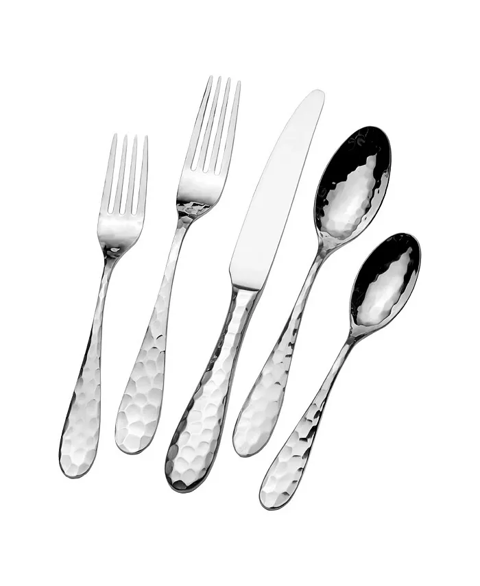 Mikasa Lilah 20-PC Flatware Set， Service for 4 - Mycitystee
