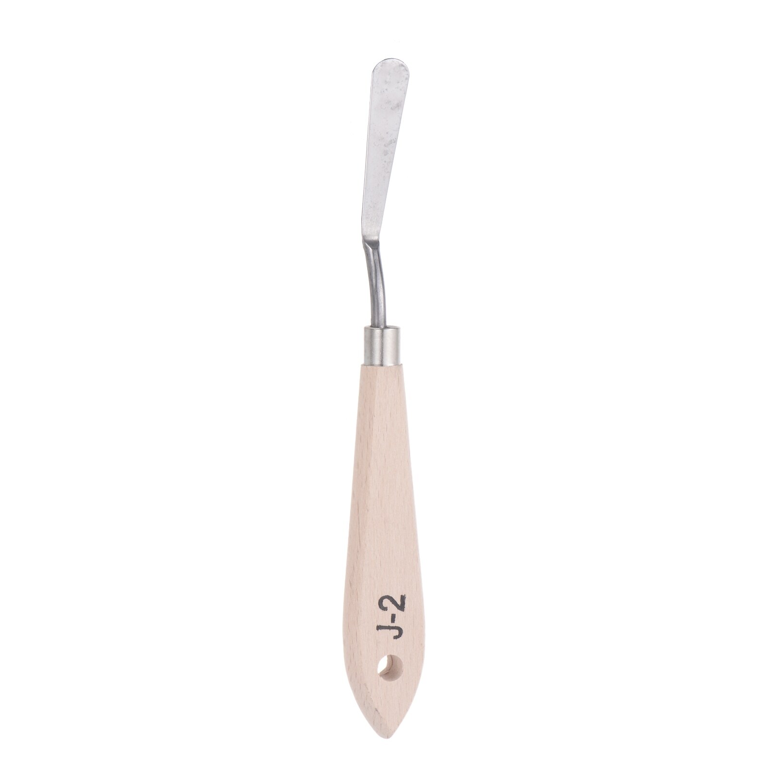 #J-2 Wooden Handle Stainless Steel Pallet Knife for Acrylic Painting - Wood color - - 36611260 - Mycitystee