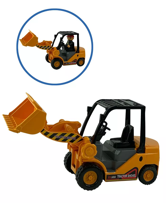 Big Daddy Light Duty Tractor Trailer Construction Fork Shoveling Play Toy Truck - Mycitystee