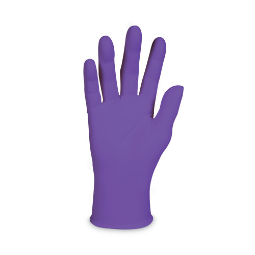 Kimtech PURPLE NITRILE Exam Gloves， 242 mm Length， Small， Purple， 100/Box (55081) - Mycitystee