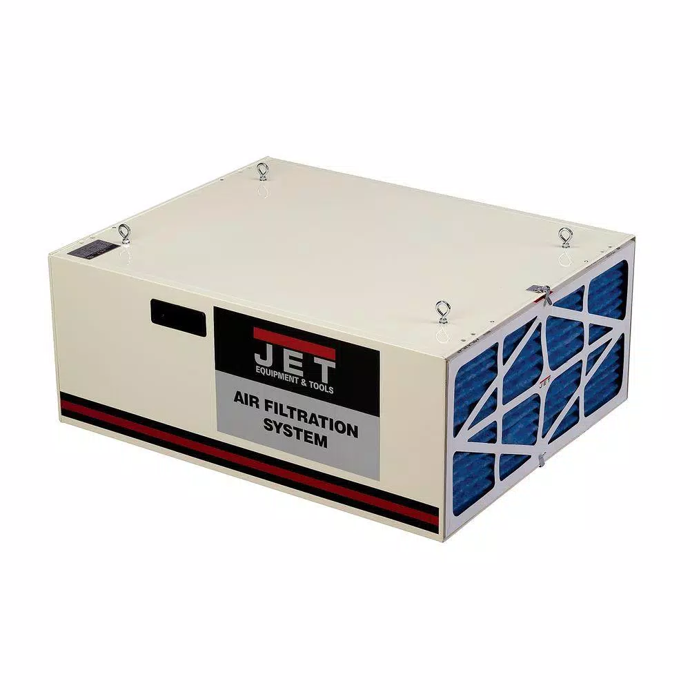 Jet 550/702/1044 CFM Air Filtration System with Remote and Electrostatic Pre-Filter， 3-Speed， 115-Volt， AFS-1000B and#8211; XDC Depot - Mycitystee