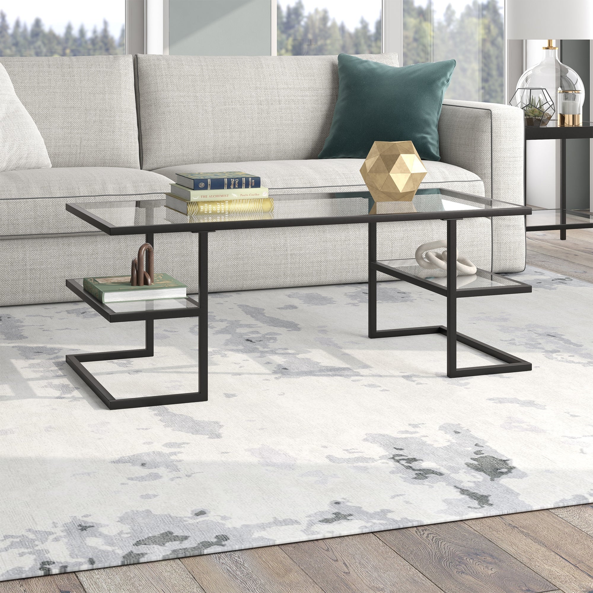 Circe 47'' Wide Rectangular Coffee - Mycitystee