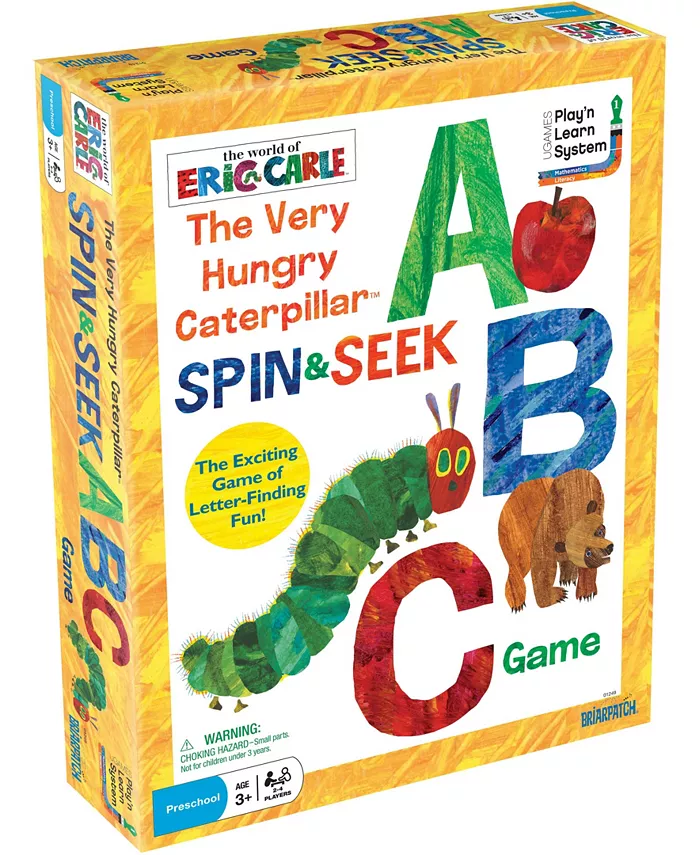 Briarpatch The Very Hungry Caterpillar Spin and Seek ABC Game - Mycitystee
