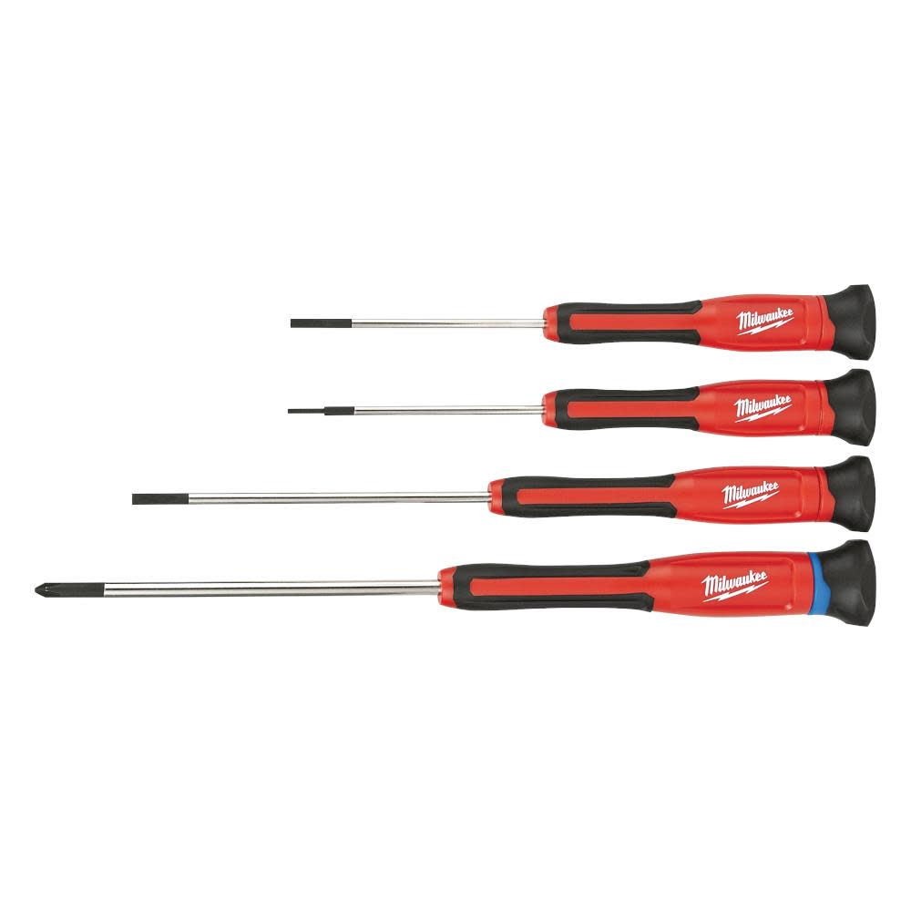 Milwaukee 4-Piece Precision Screwdriver Set 48-22-2604 from Milwaukee - Mycitystee