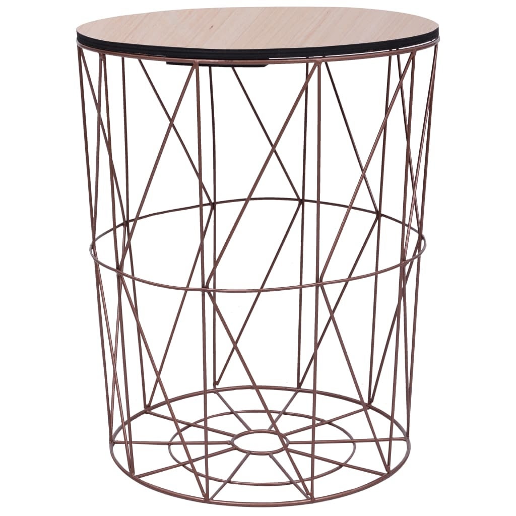 vidaXL Coffee Table Copper ? 18.5