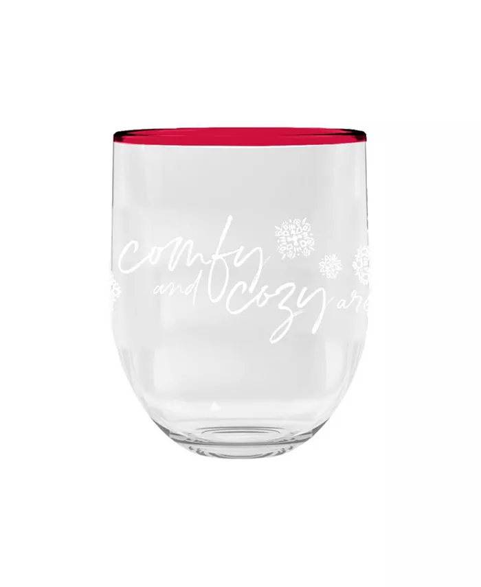 TarHong Holiday Cozy Stemless， 15oz.，Premium Acrylic，Set Of 6 - Mycitystee