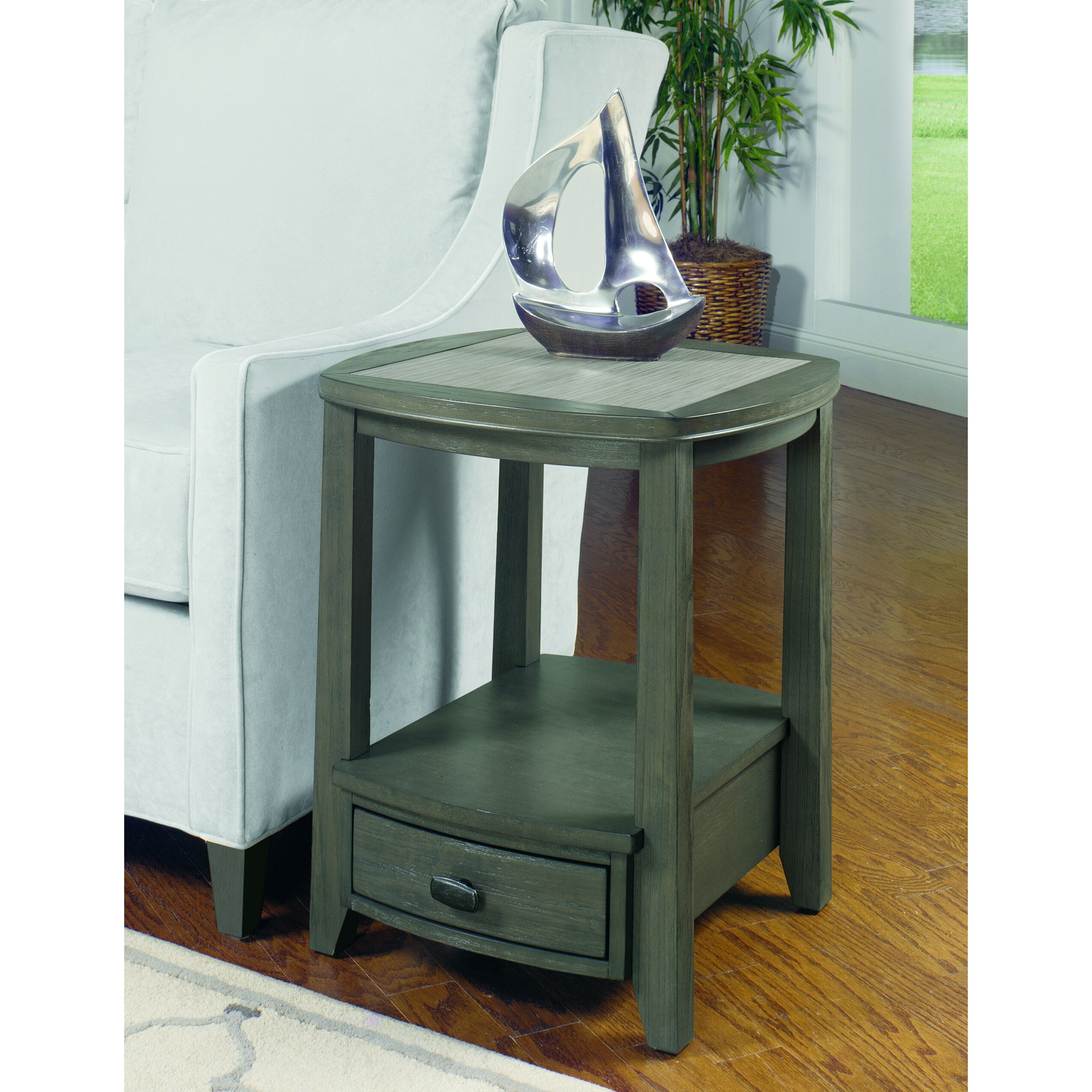 Wood Squircle End Table - Mycitystee