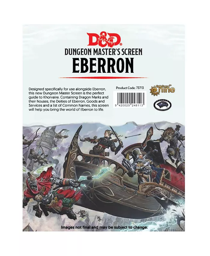 Dungeons Dragons D D Eberron Dungeon Master's Screen Tabletop RPG DM Screen Dungeons Dragons - Mycitystee