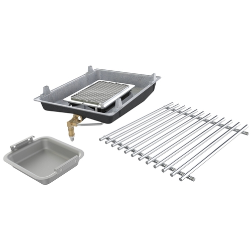 Broil King 18674 Infrared Side Burner Kit， Stainless Steel， For: Imperial， Regal， Baron Series Gas Grills - Mycitystee