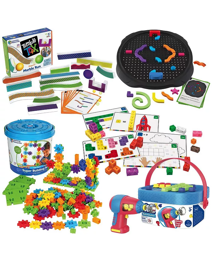 Learning Resources Early Engineering Set - 150 Pieces - Mycitystee