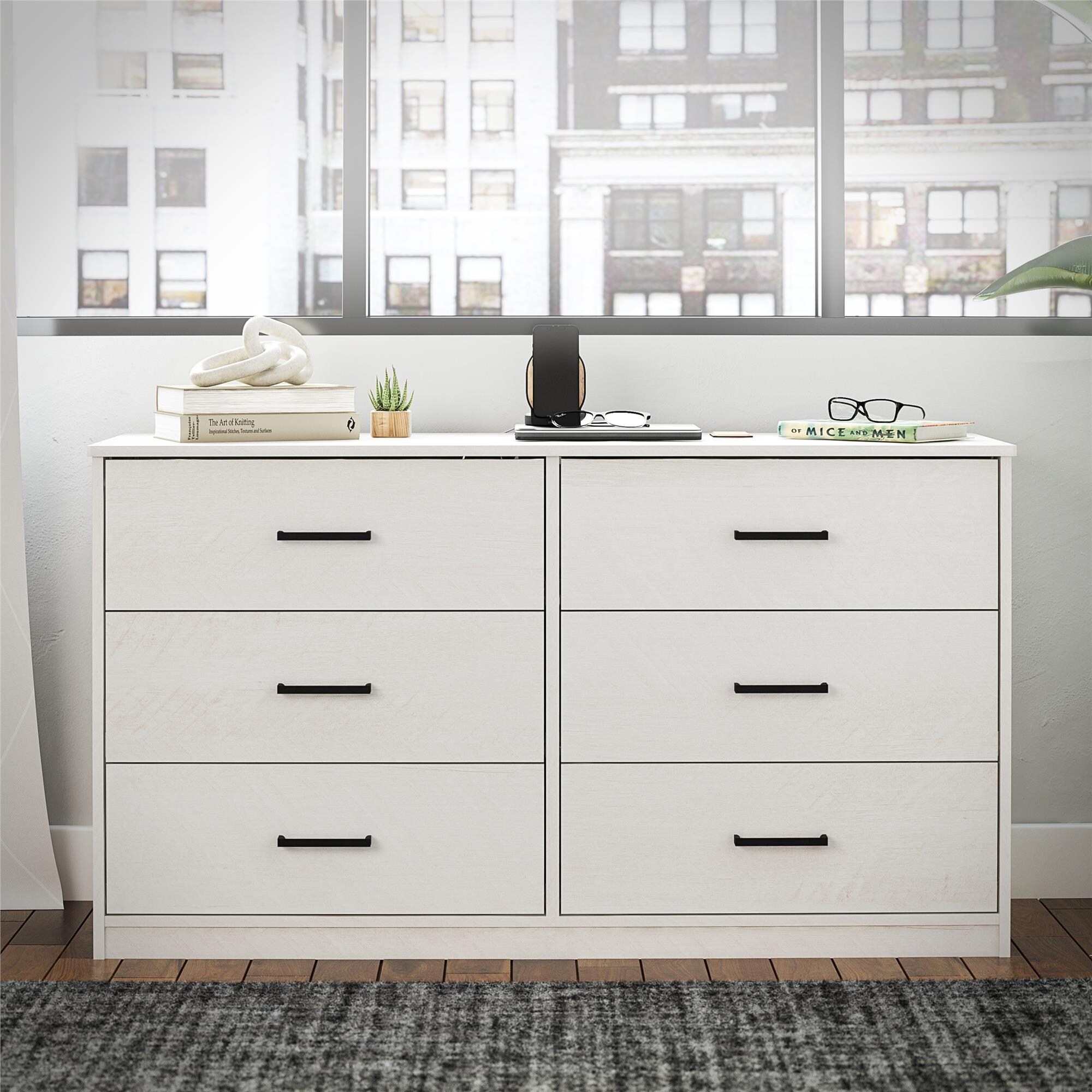 Ameriwood Home Karsan 6 Drawer Dresser - - 36254061 - Mycitystee
