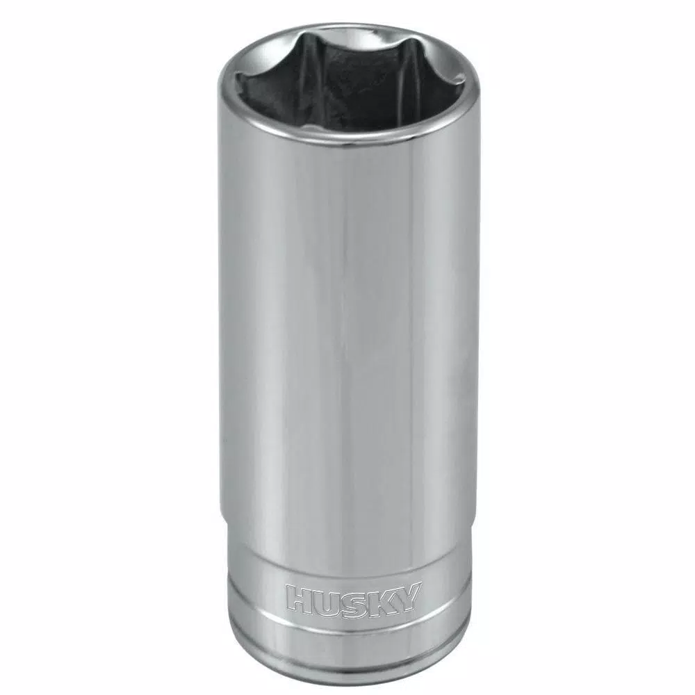 Husky 3/8 in. Drive 7/8 in. 6-Point SAE Deep Socket and#8211; XDC Depot - Mycitystee