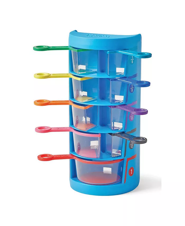 Hand2Mind Rainbow Fraction Measuring Cups - 10 Pieces - Mycitystee