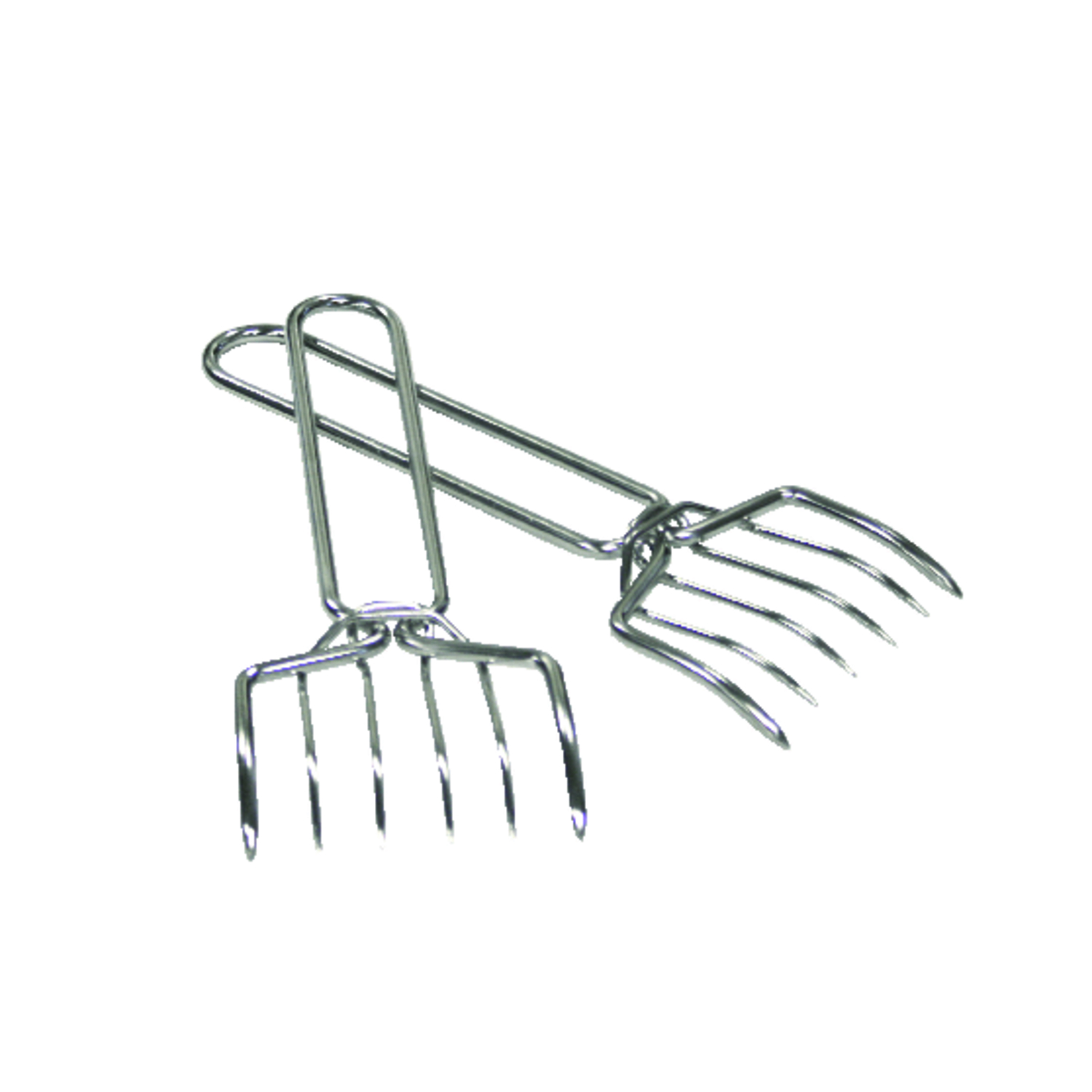 Grill Mark Silver Stainless Steel Meat Claws - Mycitystee
