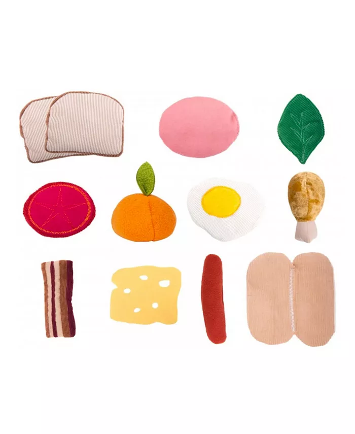 Brainstorm Toys PopOhVer Pretend Play Plush Breakfast Lunch Food Playset - Mycitystee
