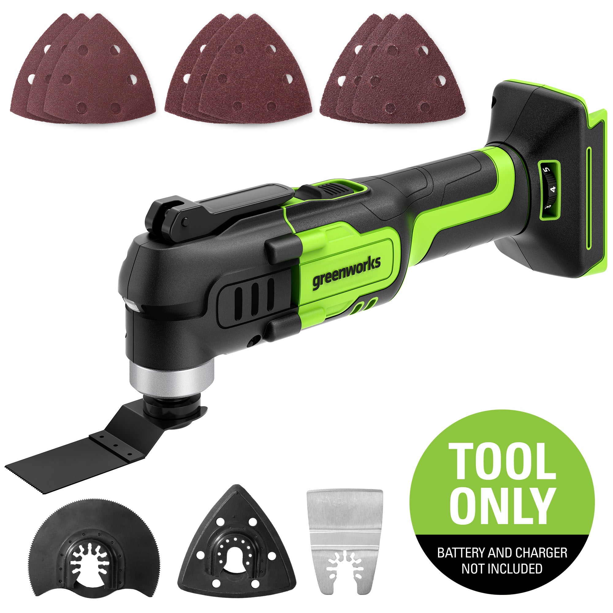 24V Cordless Battery Multi-Tool (Tool Only) - Mycitystee
