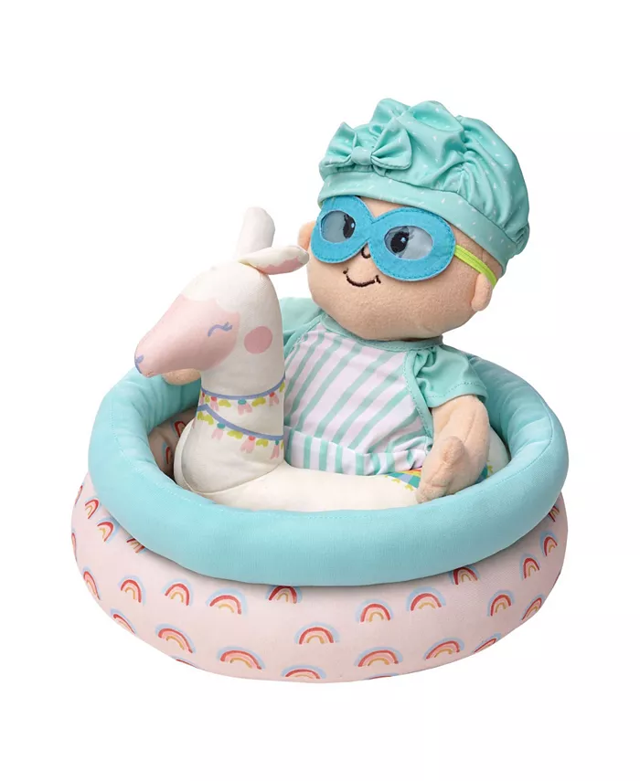 Manhattan Toy Company Stella Collection Baby Doll Pool Play Set， 4 Piece - Mycitystee