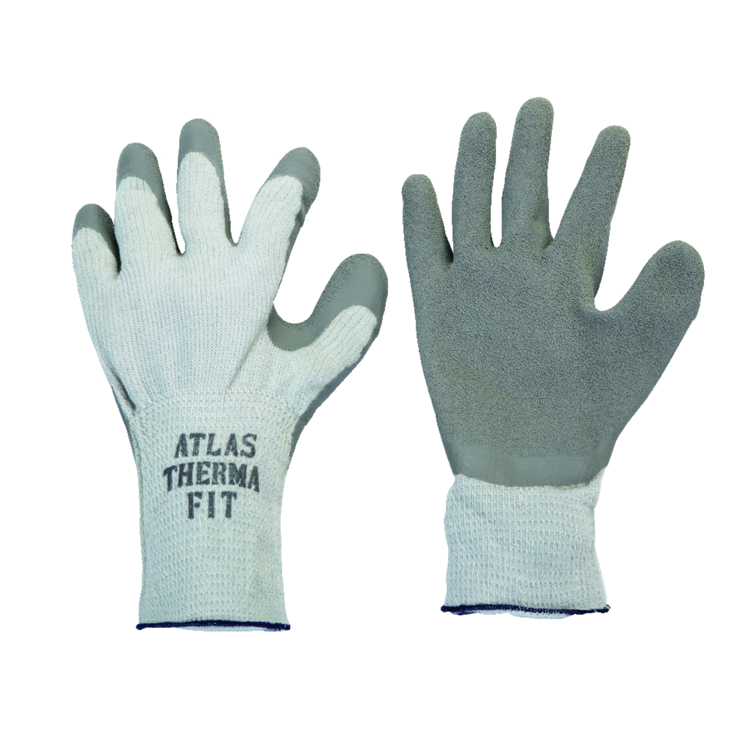 Atlas Therma Fit Unisex Indoor/Outdoor Cold Weather Work Gloves Gray M 1 pair - Mycitystee