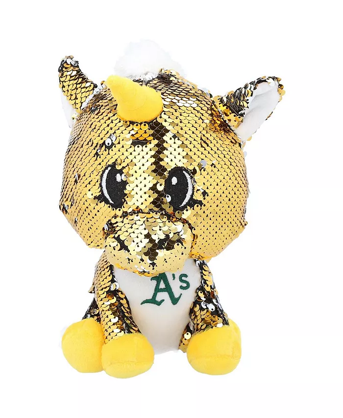 FOCO Oakland Athletics 9'' Sequin Unicorn Plush Toy - Mycitystee