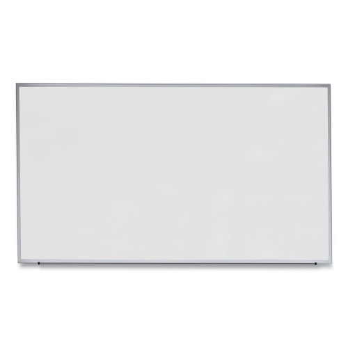 Universal Dry Erase Board， Melamine， 72 x 48， Satin-Finished Aluminum Frame (43626) - Mycitystee