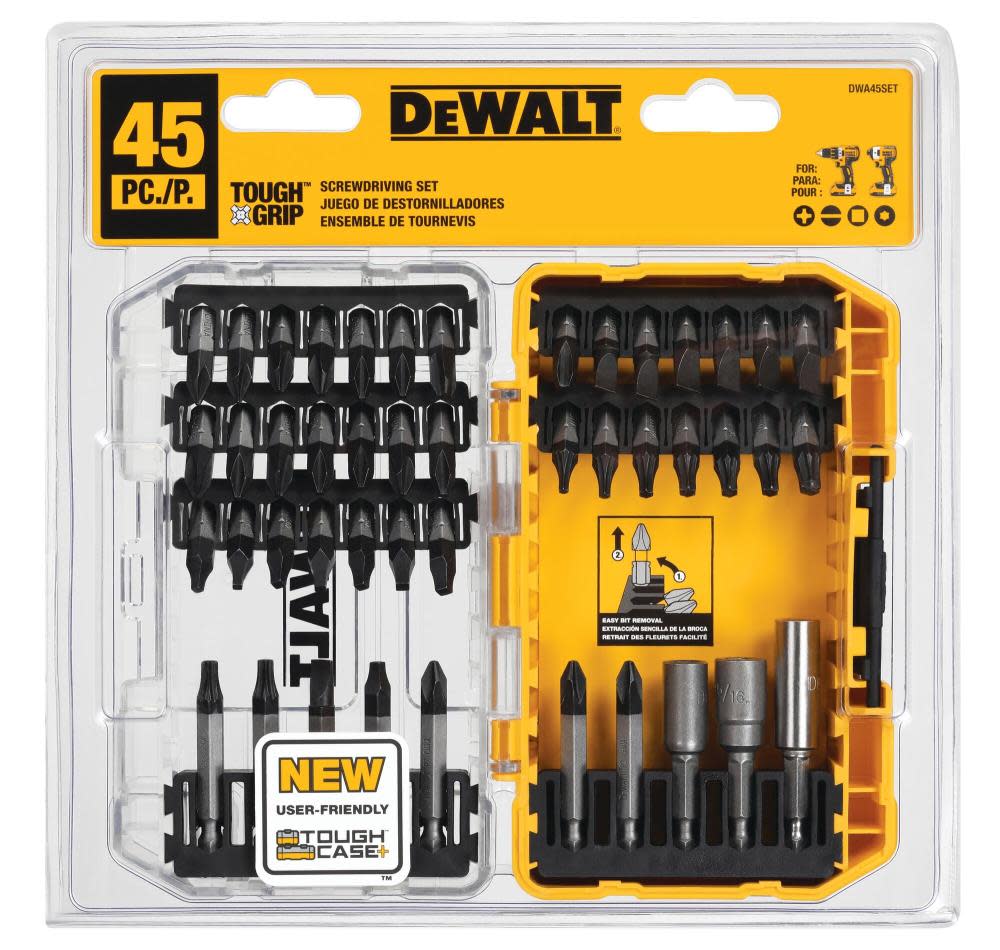 DEWALT DW TG 45pc Set Tower Fob DWA45SET from DEWALT - Mycitystee