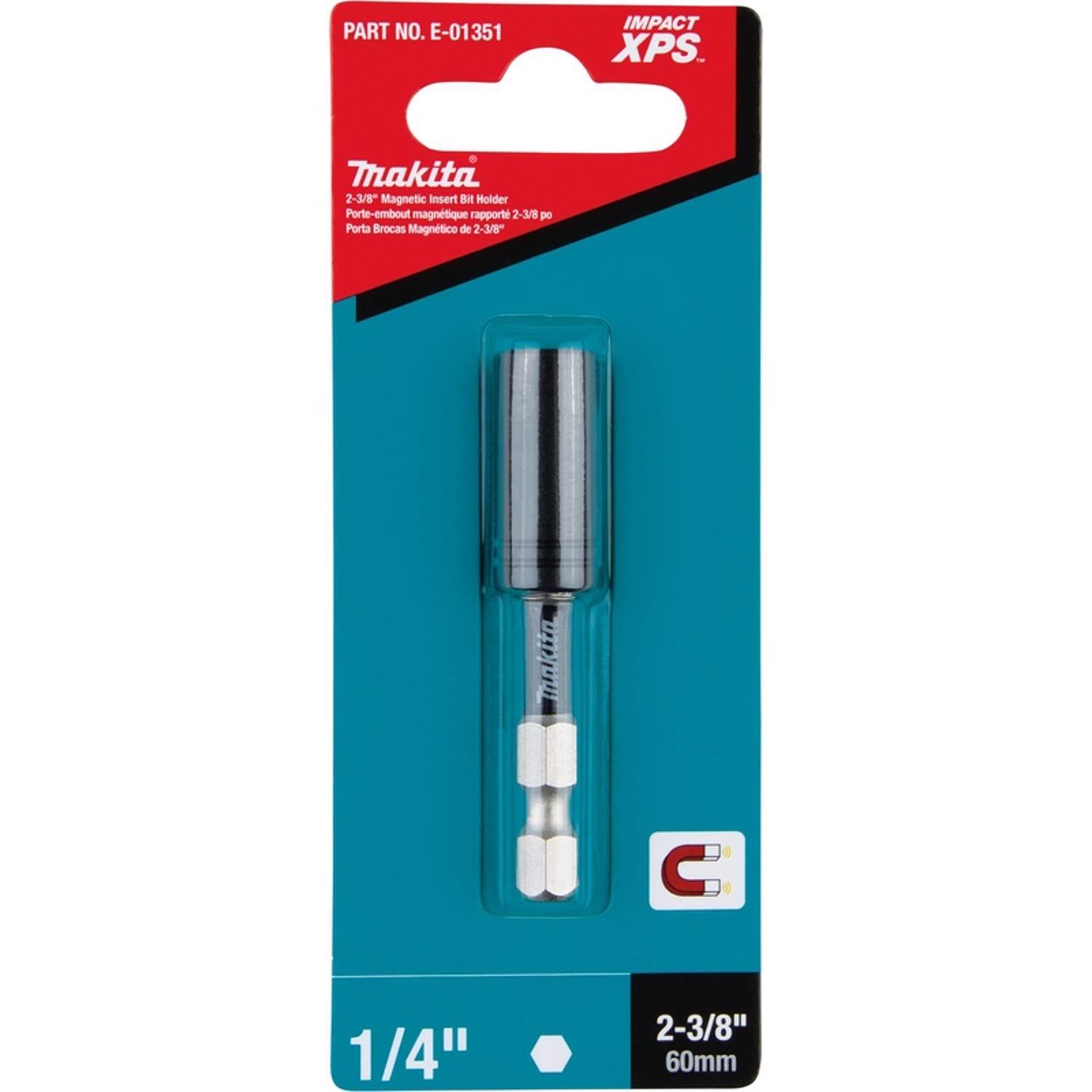 Makita Impact XPS Hex 1/4 in. X 2-3/8 in. L Insert Bit Holder Steel 1 pk - Mycitystee