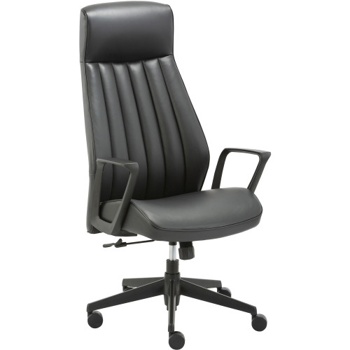 Lorell High-Back Bonded Leather Chair (41841) - Mycitystee