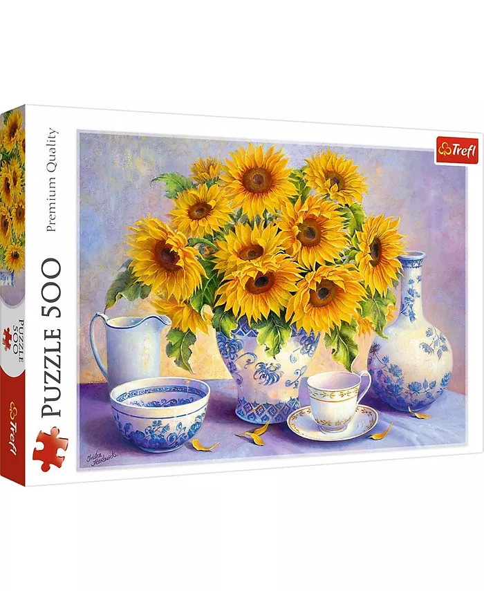 Trefl Jigsaw Puzzle Sunflowers， 500 Piece - Mycitystee