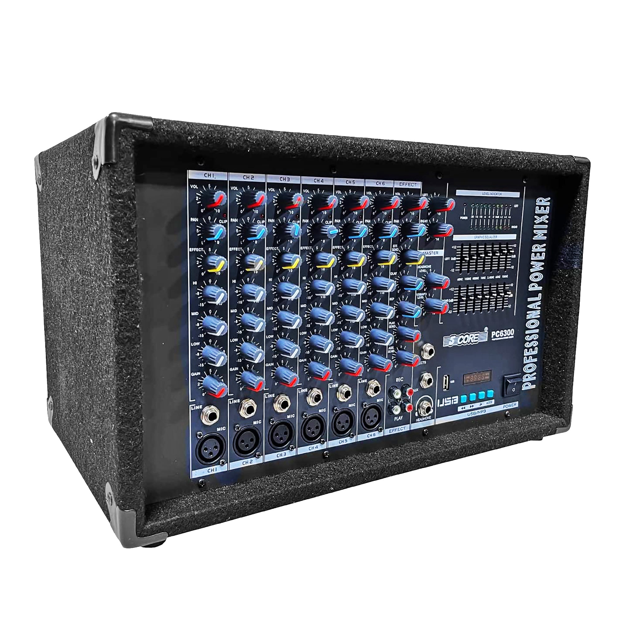 5 Core India Made 6 Channel Compact Studio Mixer with Built-In Effects & USB Interface Digital Mixer for Home Studio Recording, Podcast DJs & more MIX - Mycitystee