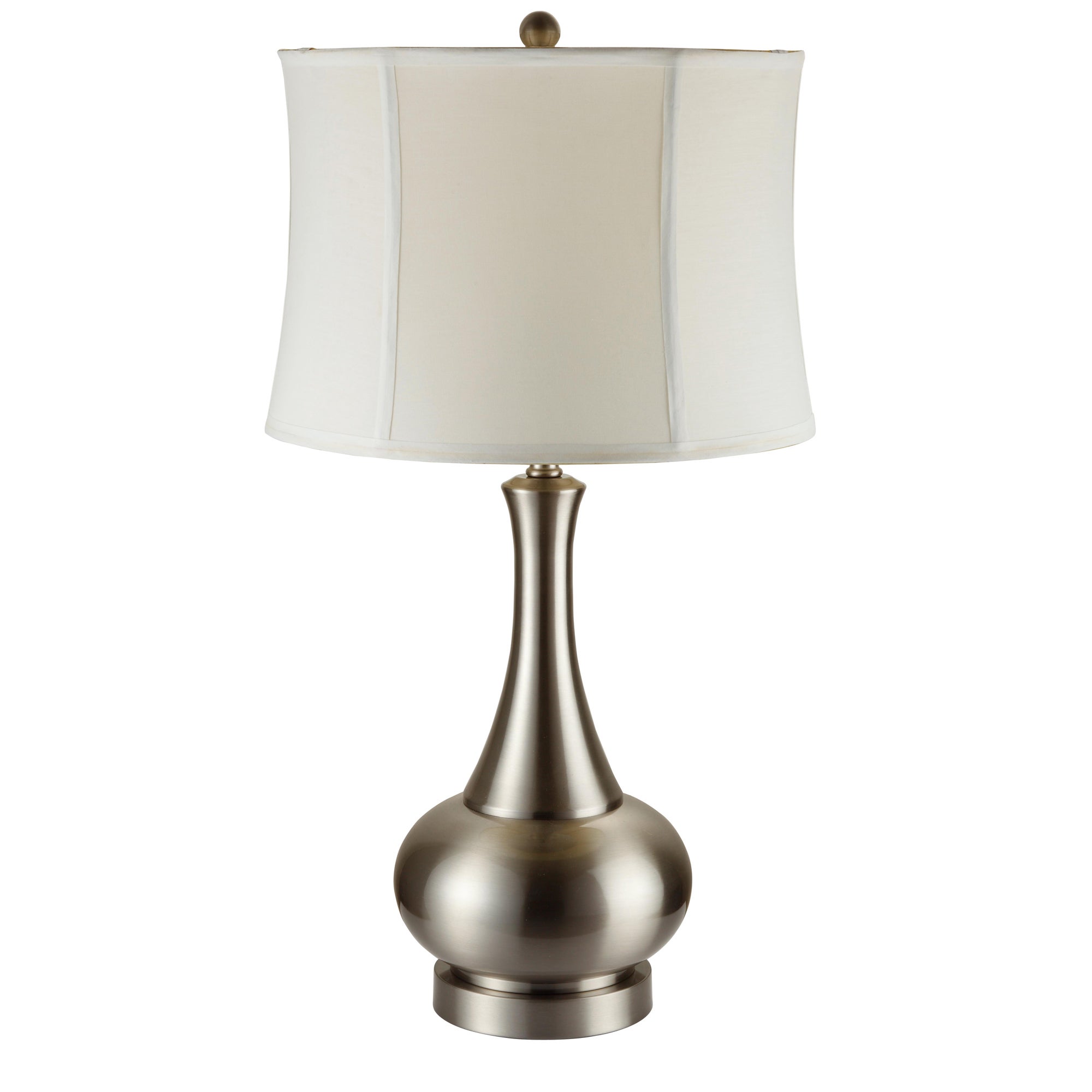Brushed Silver Urn Table Lamp - Mycitystee