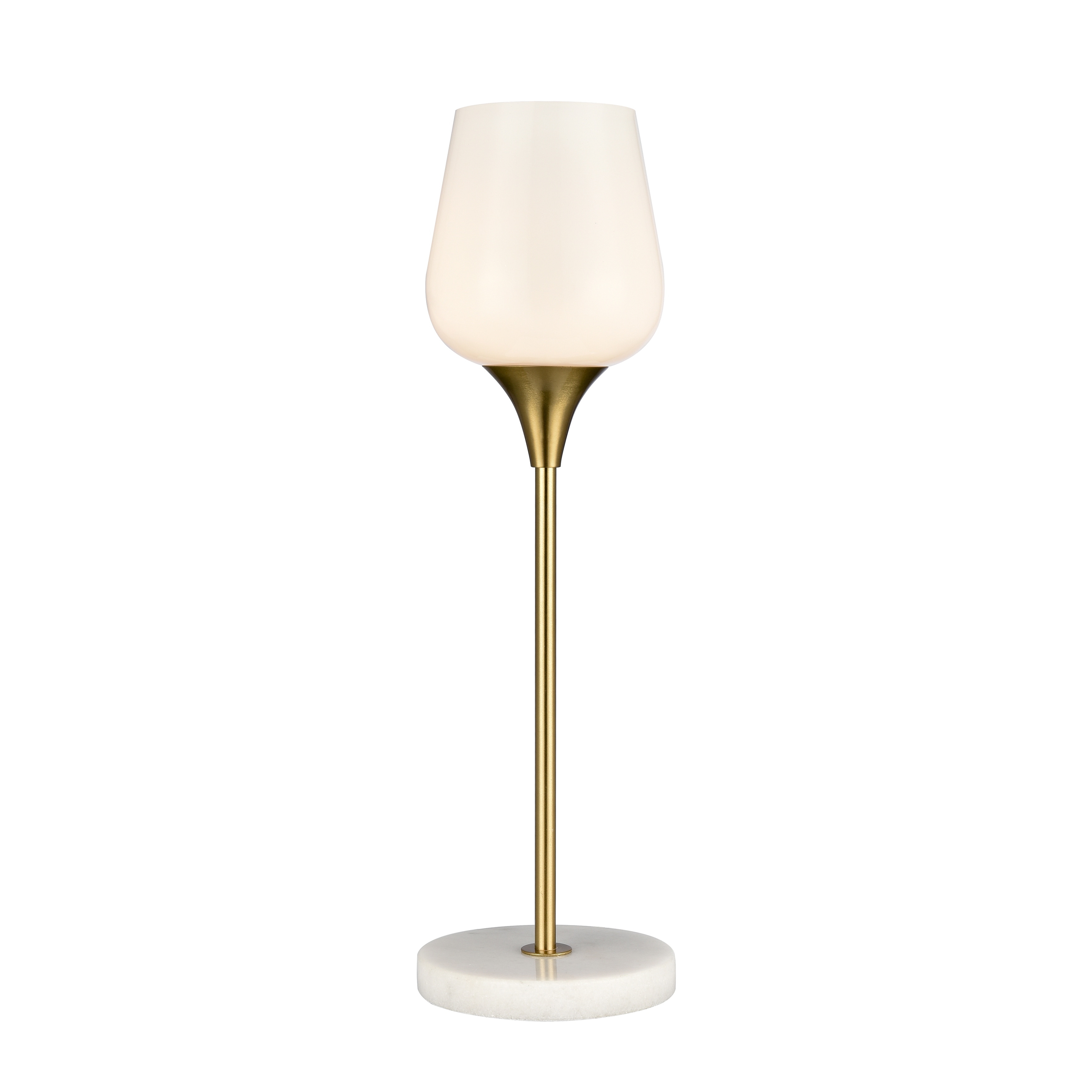 Finch Lane 20'' High 1-Light Table Lamp - Satin Gold - Mycitystee