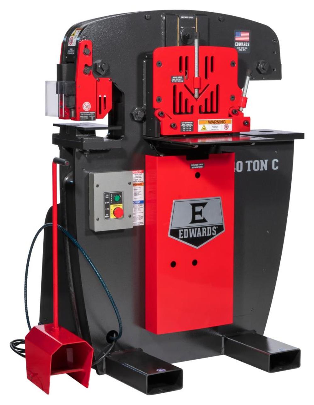 Edwards 40 Ton C Ironworker 1 Phase 115 Volt - Mycitystee
