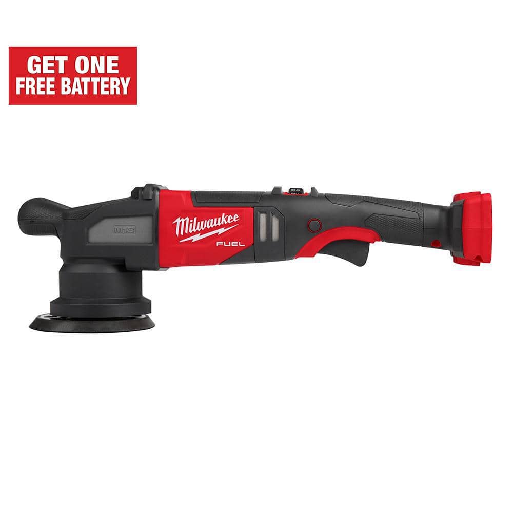 Milwaukee M18 FUEL18V Lithium-Ion Brushless Cordless 15MM DA Polisher (Tool-Only) 2684-20 - Mycitystee