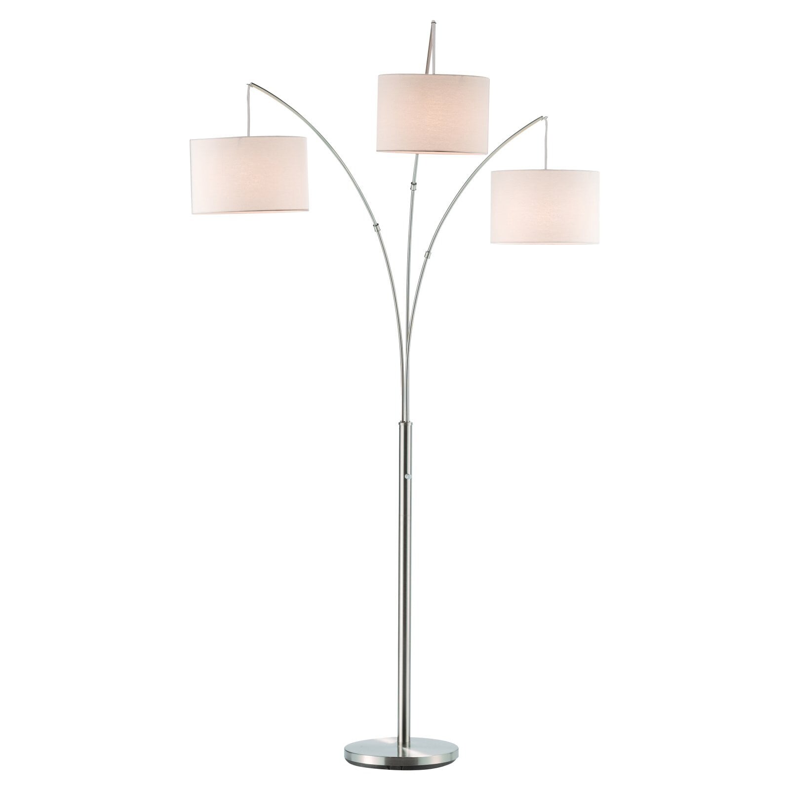 Trinity Arc Lamp， Brushed Steel - Mycitystee