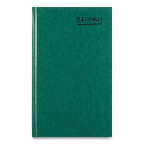 National Paper Emerald Series Account Book， Green Cover， 12.25 x 7.25 Sheets， 300 Sheets/Book (56131) - Mycitystee