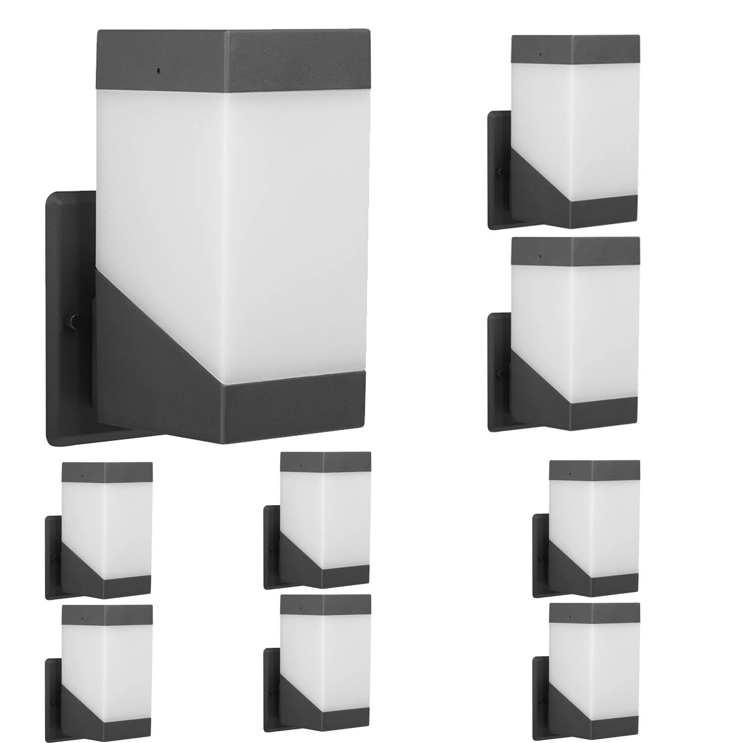 Outdoor Wall Sconce Lantern 9-Pack IP54 Wall Light LED for Porch 17215 Shopping - The Best Deals on Outdoor Wall Lanterns | 41110659 - Mycitystee