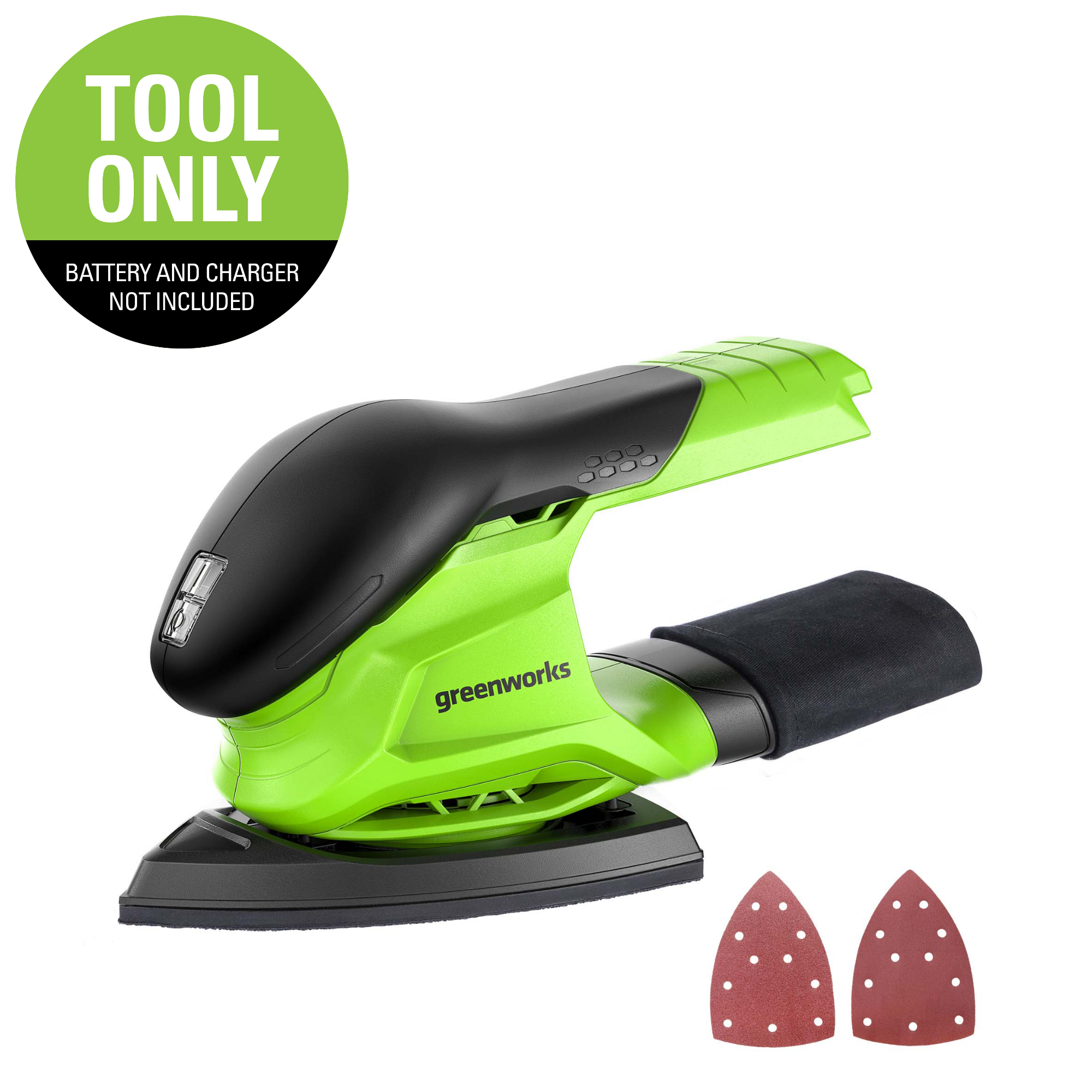 24V Cordless Corner Finishing Sander | Greenworks Tools - Mycitystee