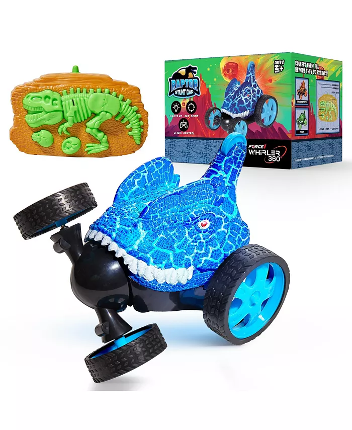 Force1 Dino Whirler Raptor Stunt Car Mini RC Car for Kids - Mycitystee
