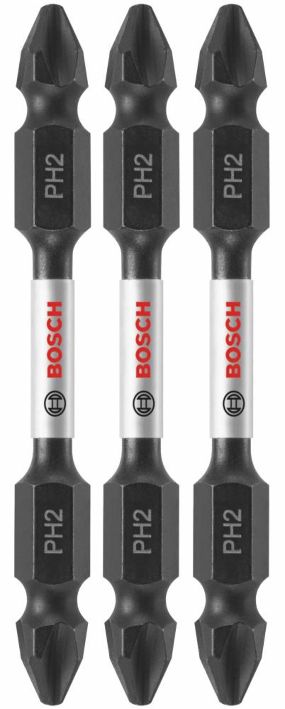 Bosch 3 pc. Impact Tough 2.5 In. Phillips #2 Double-Ended Bits ITDEPH22503 from Bosch - Mycitystee
