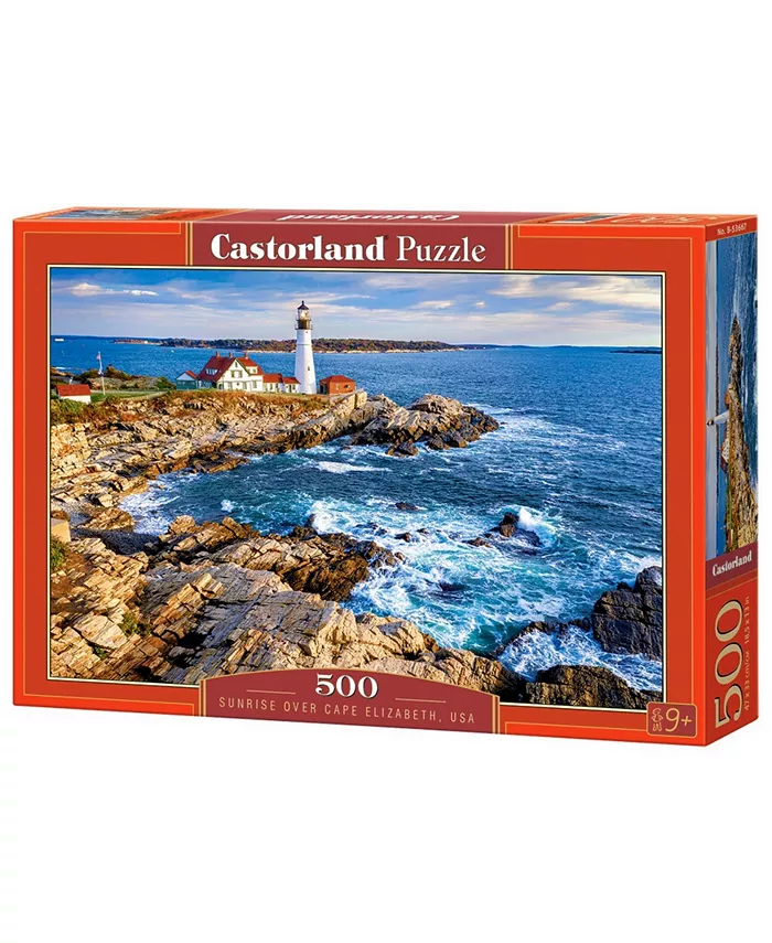 Castorland Sunrise Over Cape Elizabeth， USA Jigsaw Puzzle Set， 500 Piece - Mycitystee