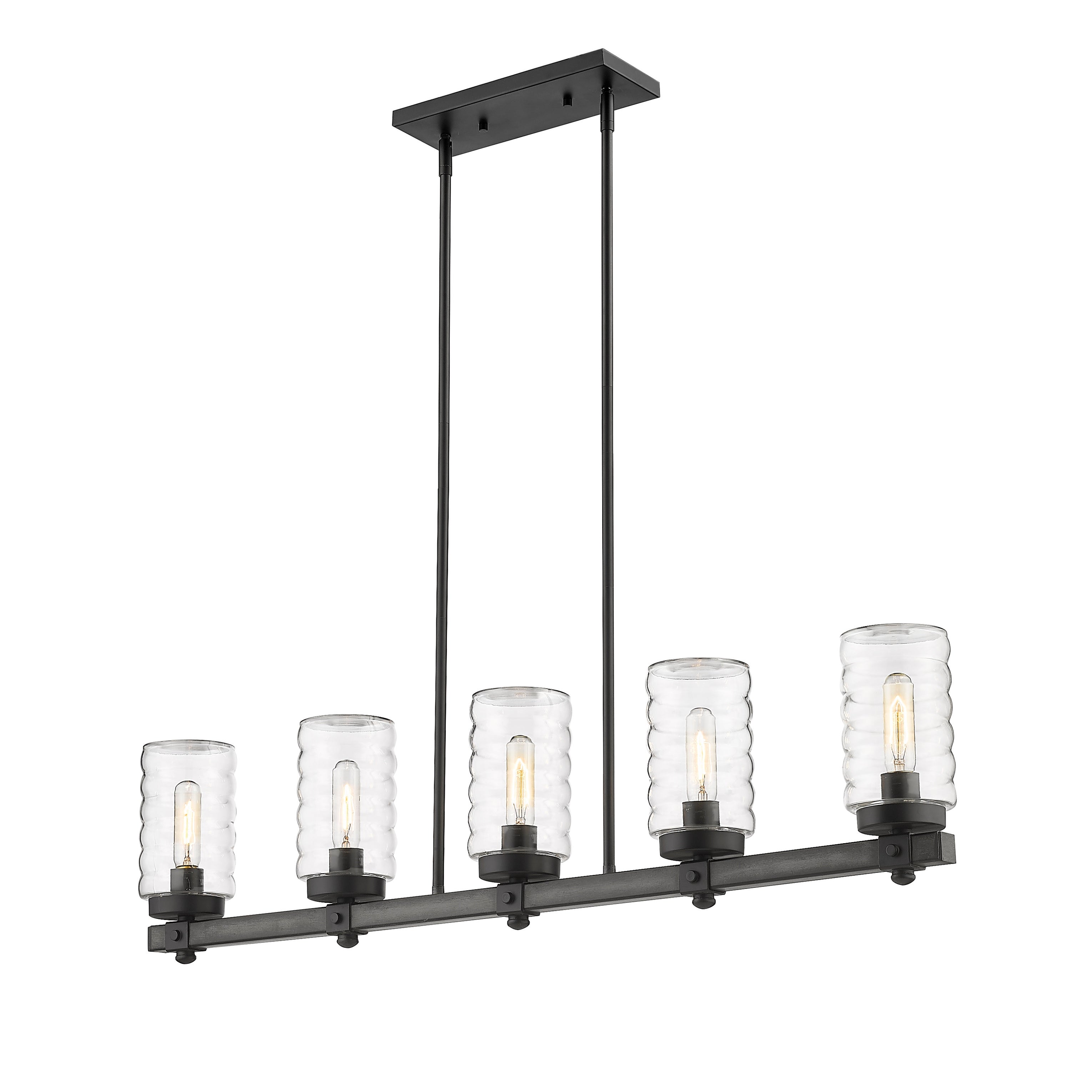 Tahoe 5 Light Outdoor Linear - Ashen Barnboard - Mycitystee